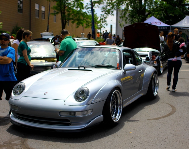 Porsche 993 GT2 sitting on recently acquired Rotiform's